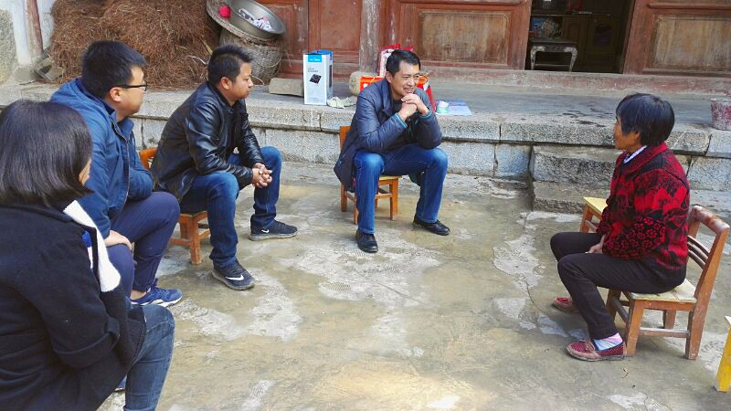 副主任 郭绍坤 走访慰问大栗树村 杨华户
